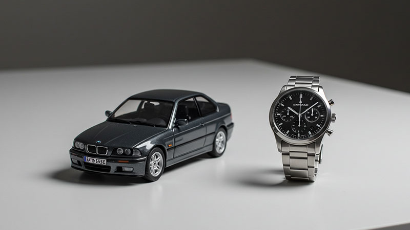 BMWと時計